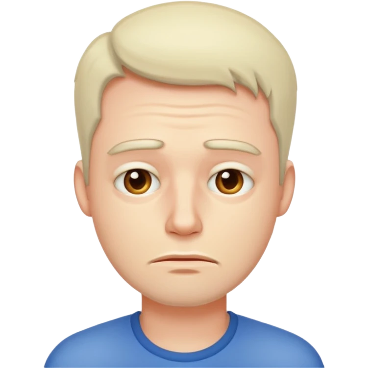 Tired man emoji