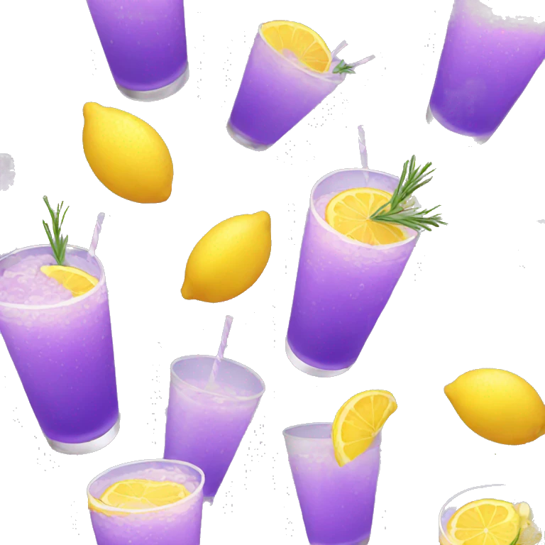 Lavender drink emoji