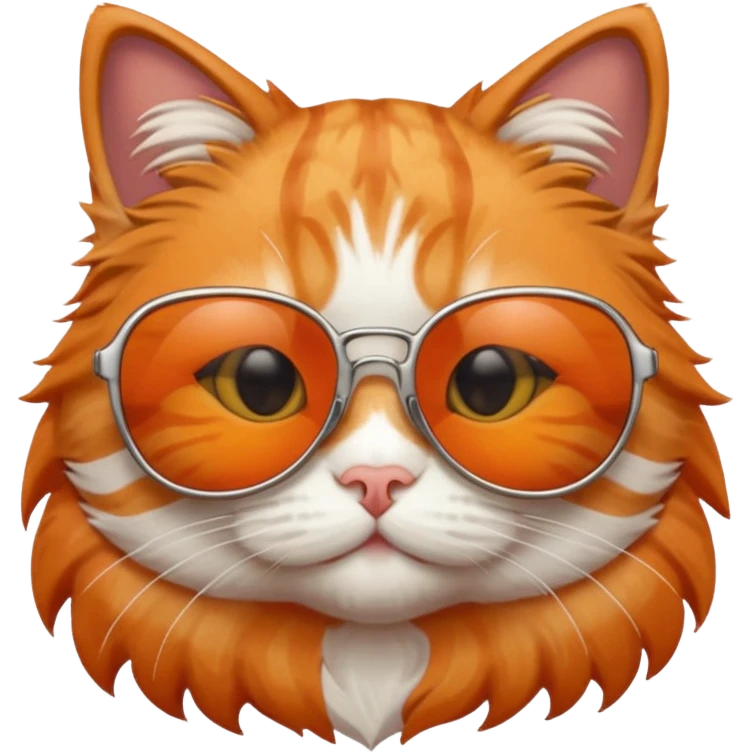 Cat wearing sunglasses emoji