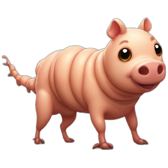 Centipede pig emoji