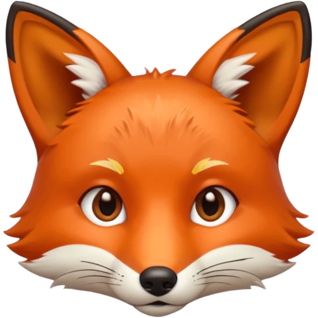 Fox holding his nose emoji