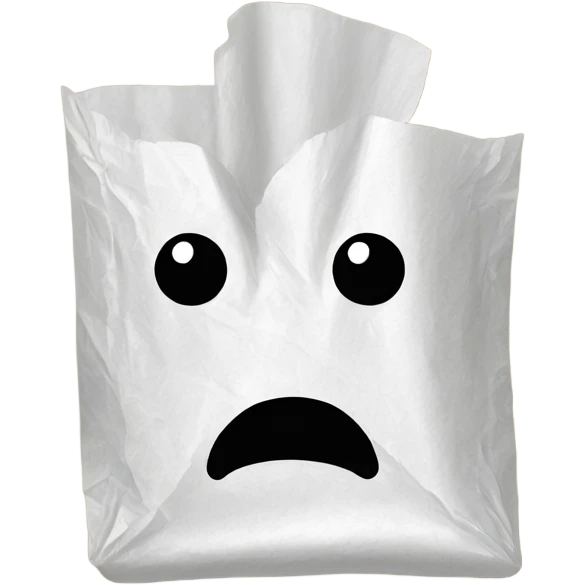 Tissue paper emoji