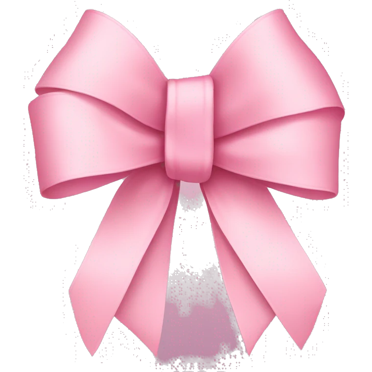 light pink ribbon bow emoji | AI Emoji Generator