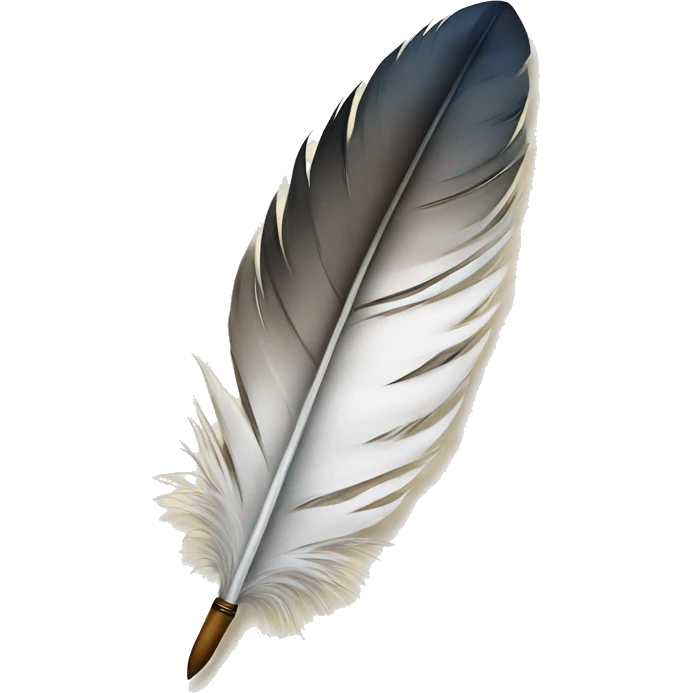 feather writing on paper emoji