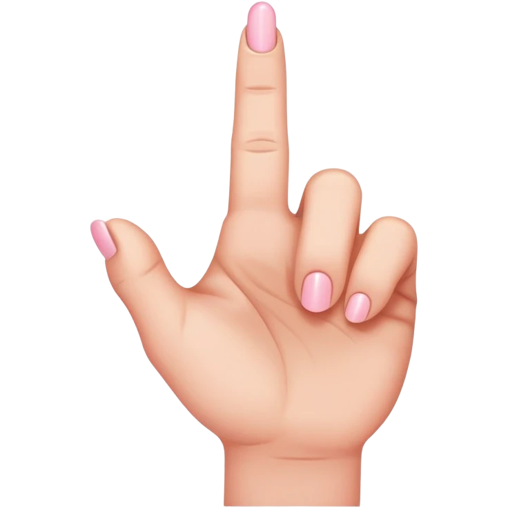 Pinky middle finger  emoji