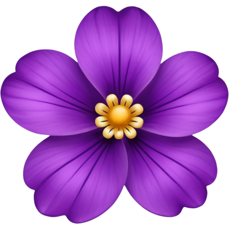 Violet flower emoji