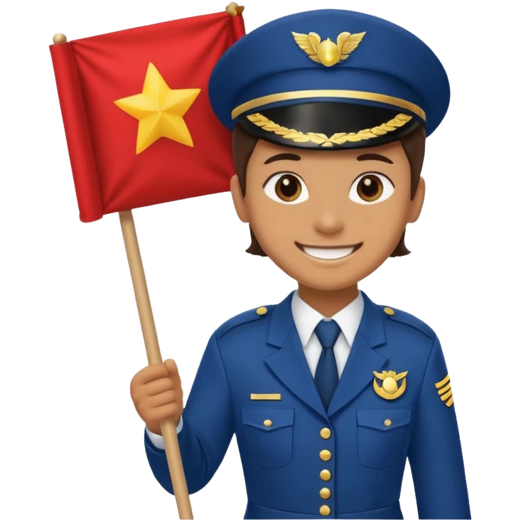 banner carrier from the Parade Marchers emoji