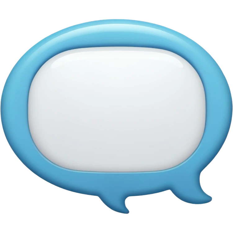 conversation bubble emoji