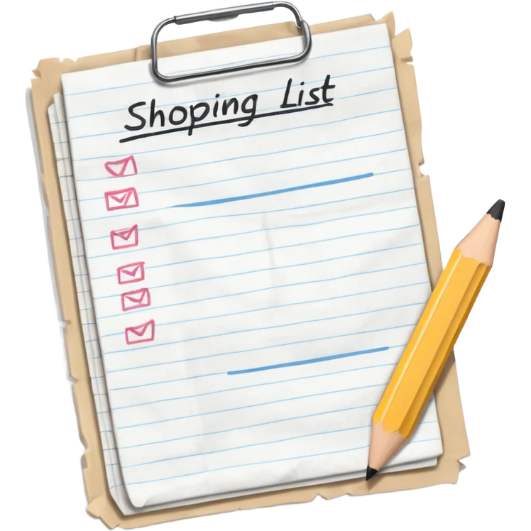 Shopping List emoji