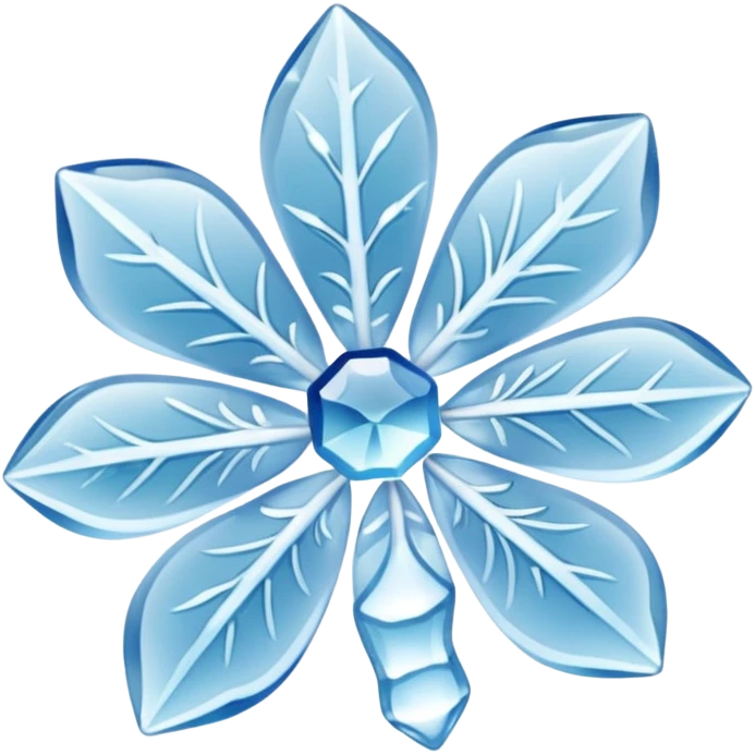 Ice Flowers emoji