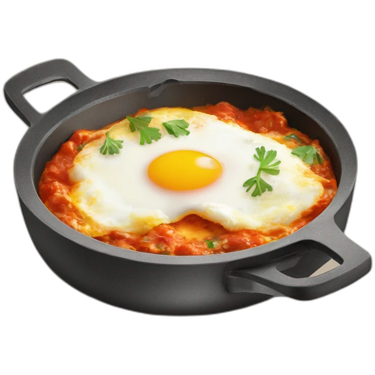 shakshuka with one egg only emoji