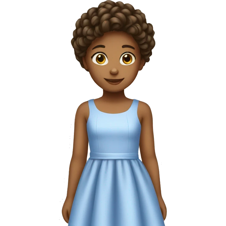 simple dress kids emoji