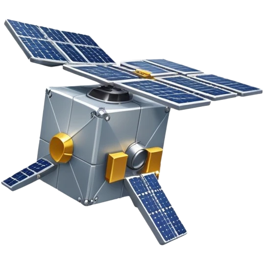 CubeSat miniature satellite emoji