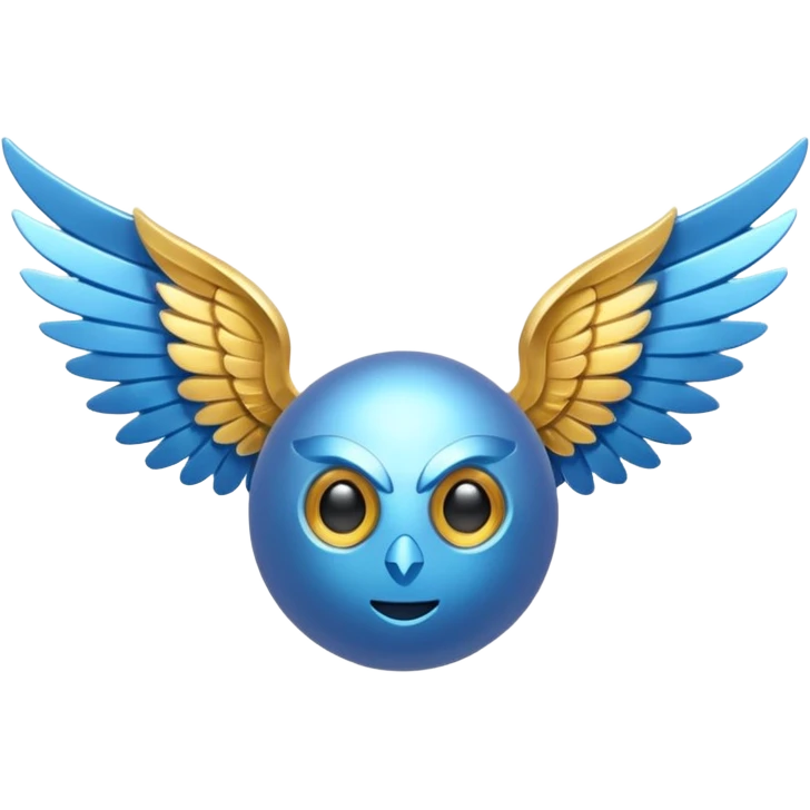 Blue Snitch from snitch and lilo emoji