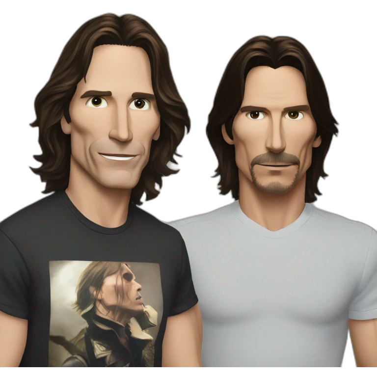 Steve vai VS Christian bale emoji