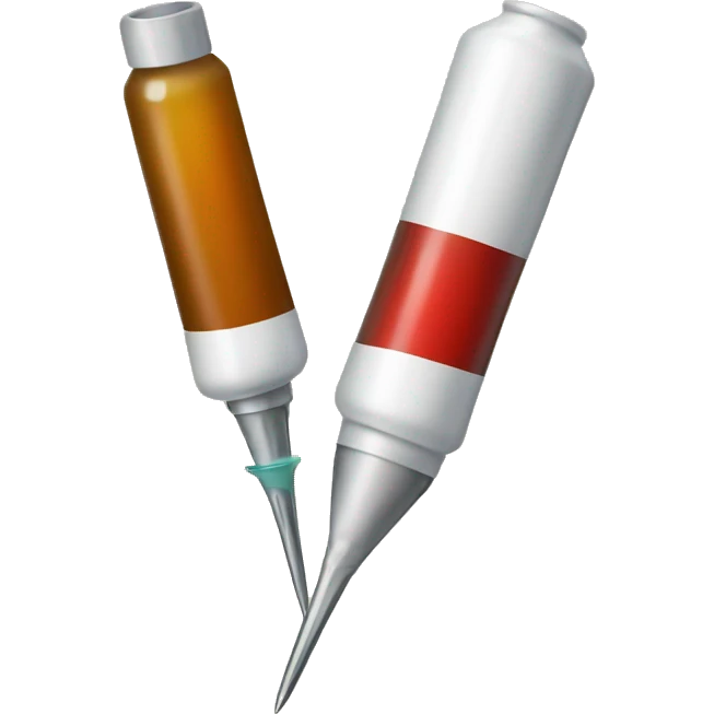 Needle and syring emoji