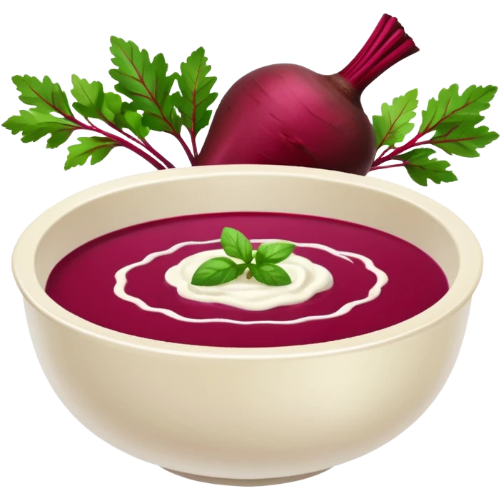 soup from beetroot emoji