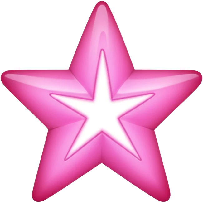 pink star emoji