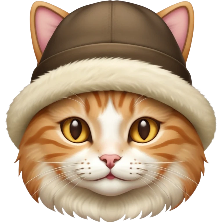 Cat wearing a hat emoji