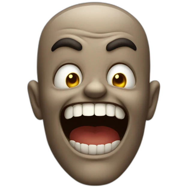 evil insaniac smile emoji