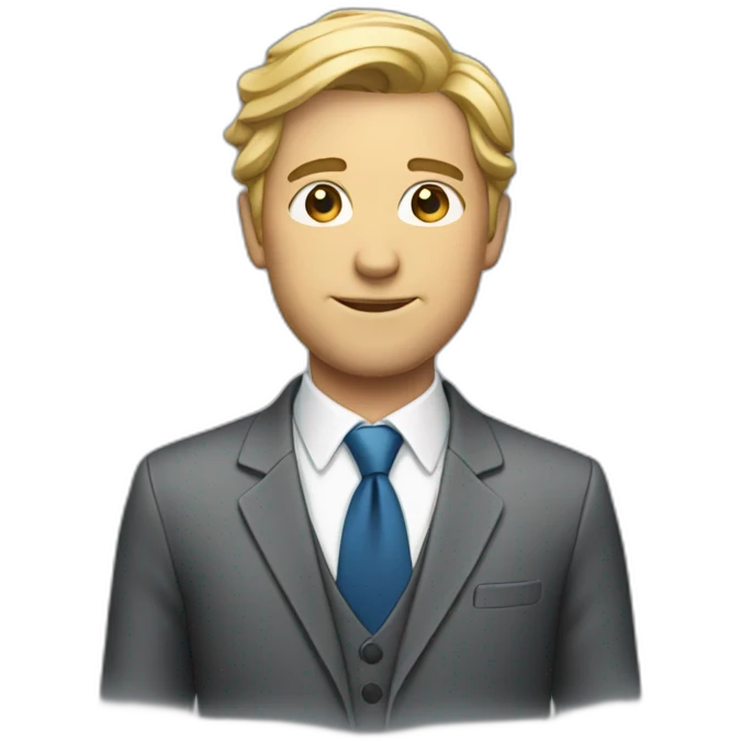 man in professional attire emoji