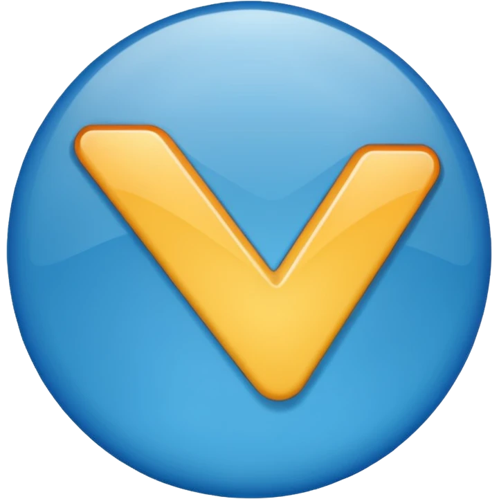 Checkmark blue emoji
