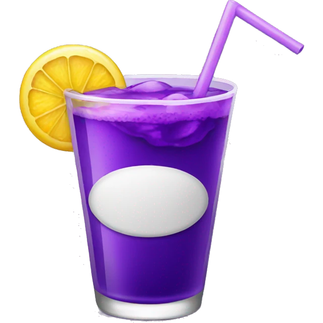 Purple drink emoji