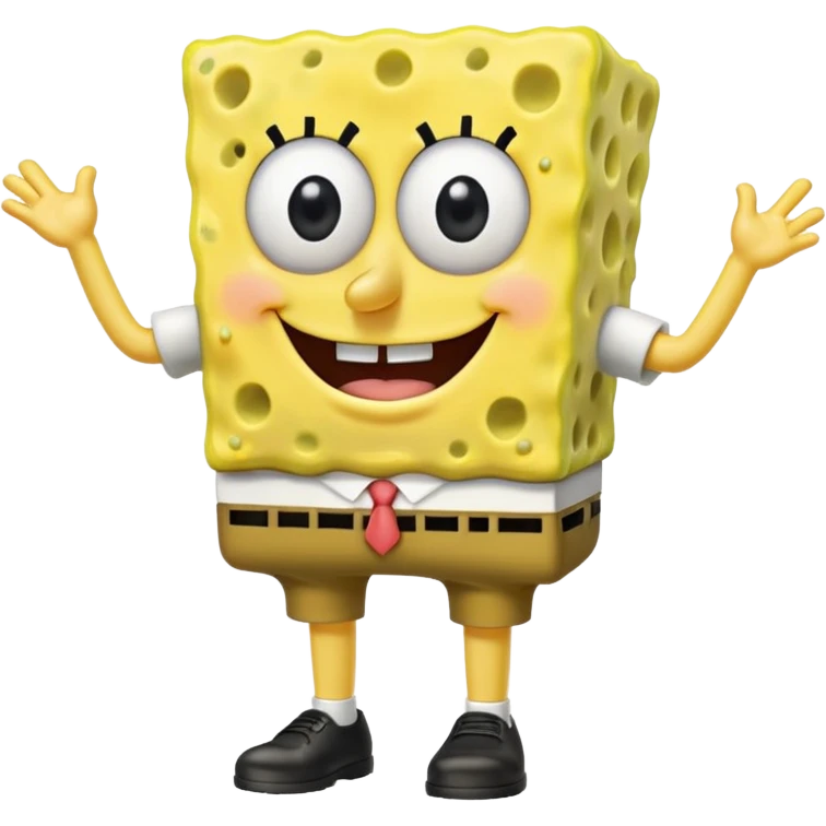 sponge bob squarepants whole body emoji