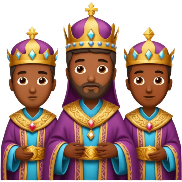 non the three wise man, king emoji