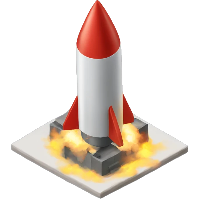 missile isometric emoji
