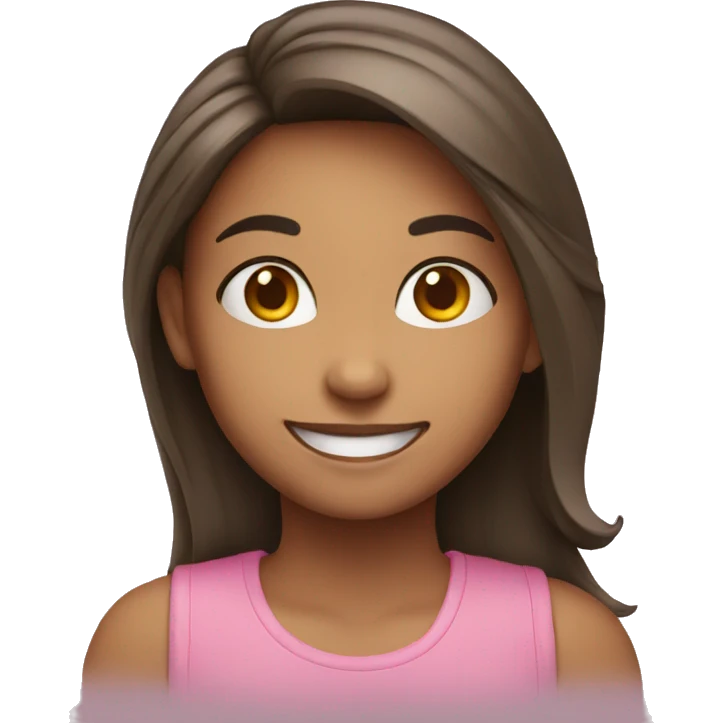 smiling girl emoji