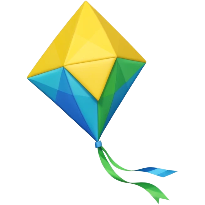 Kite 3D emoji emoji