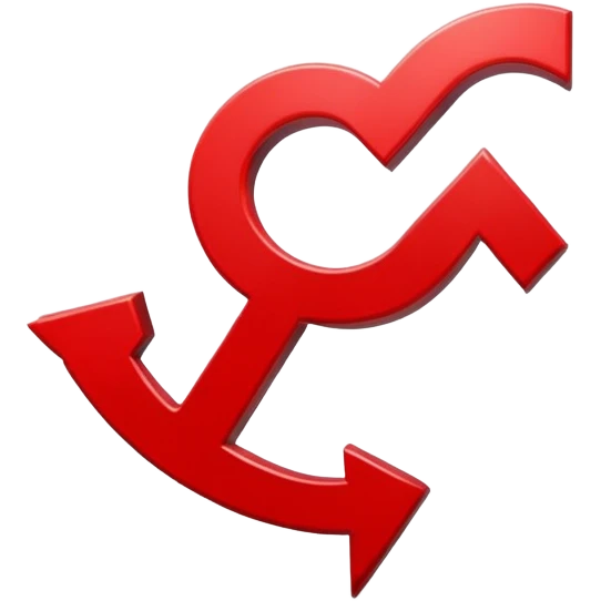 Writing of the word "important" on a red sign emoji