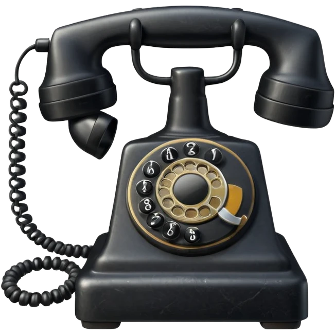 old telephone emoji