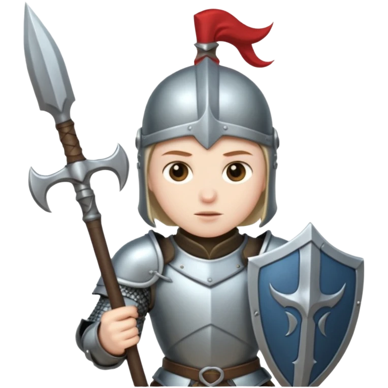  armor + halberd emoji