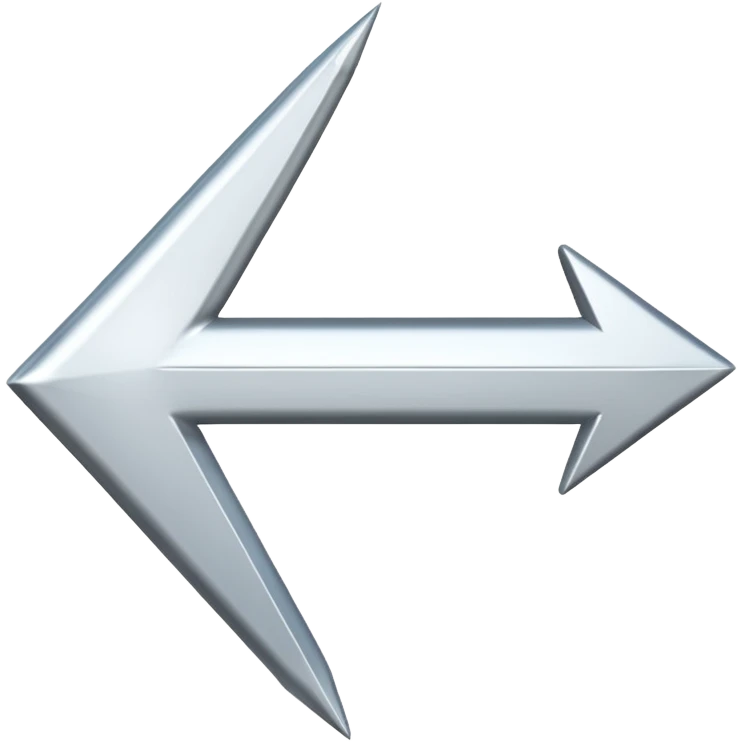 white arrow emoji