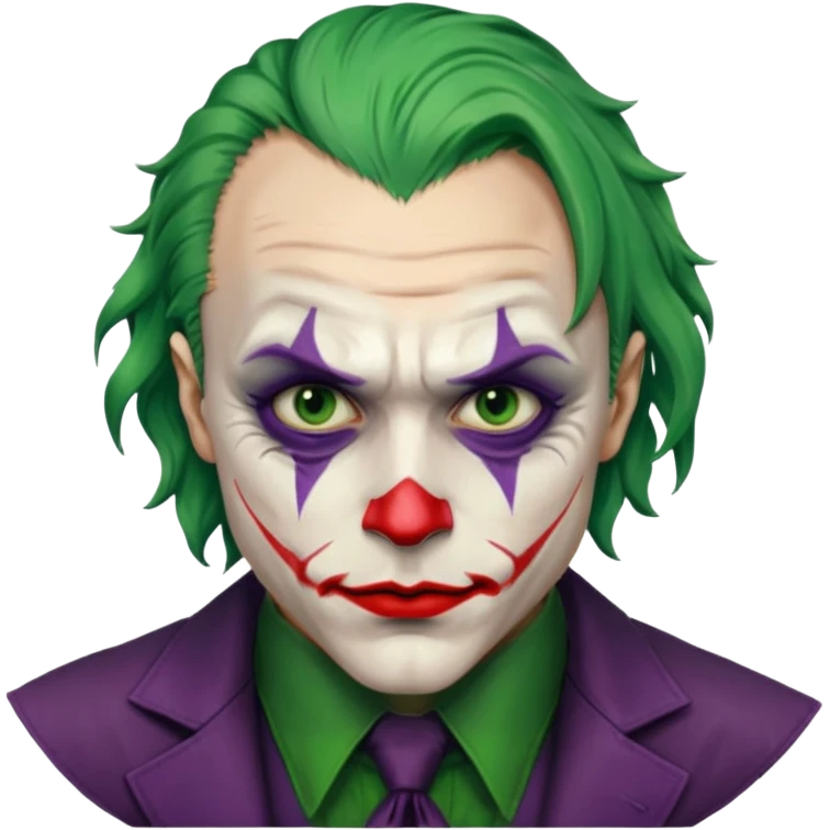 scary heath ledger joker emoji
