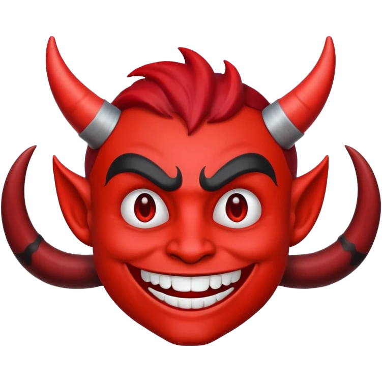 Emoji de bandido con diablito  emoji
