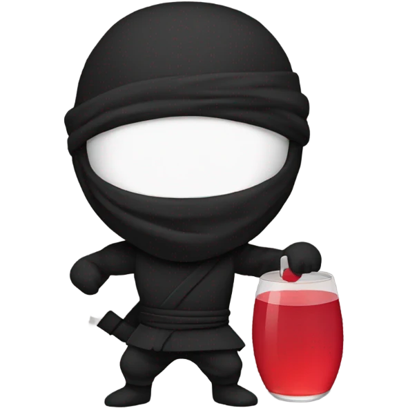 ninja with koolaid emoji
