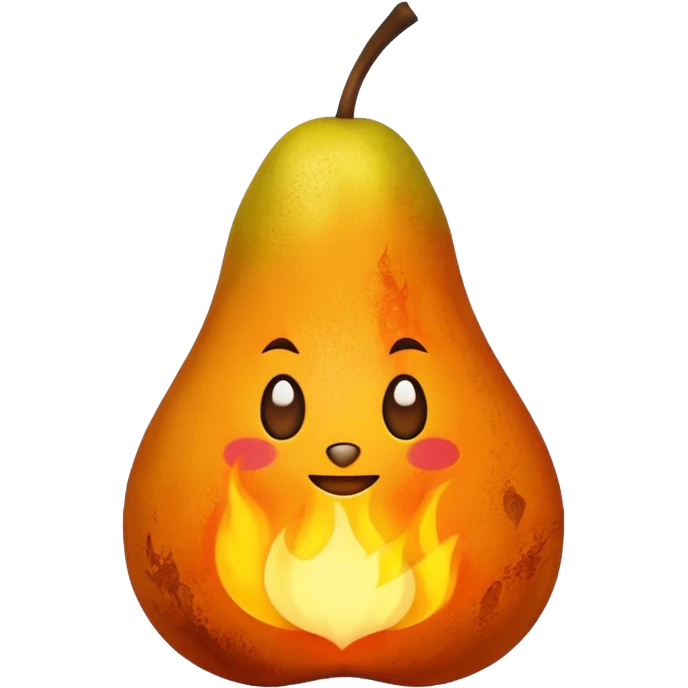 birne in flame emoji