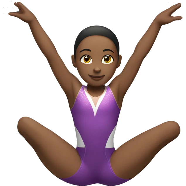 girl doing gymnastics  emoji
