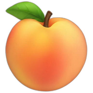 Peach emoji