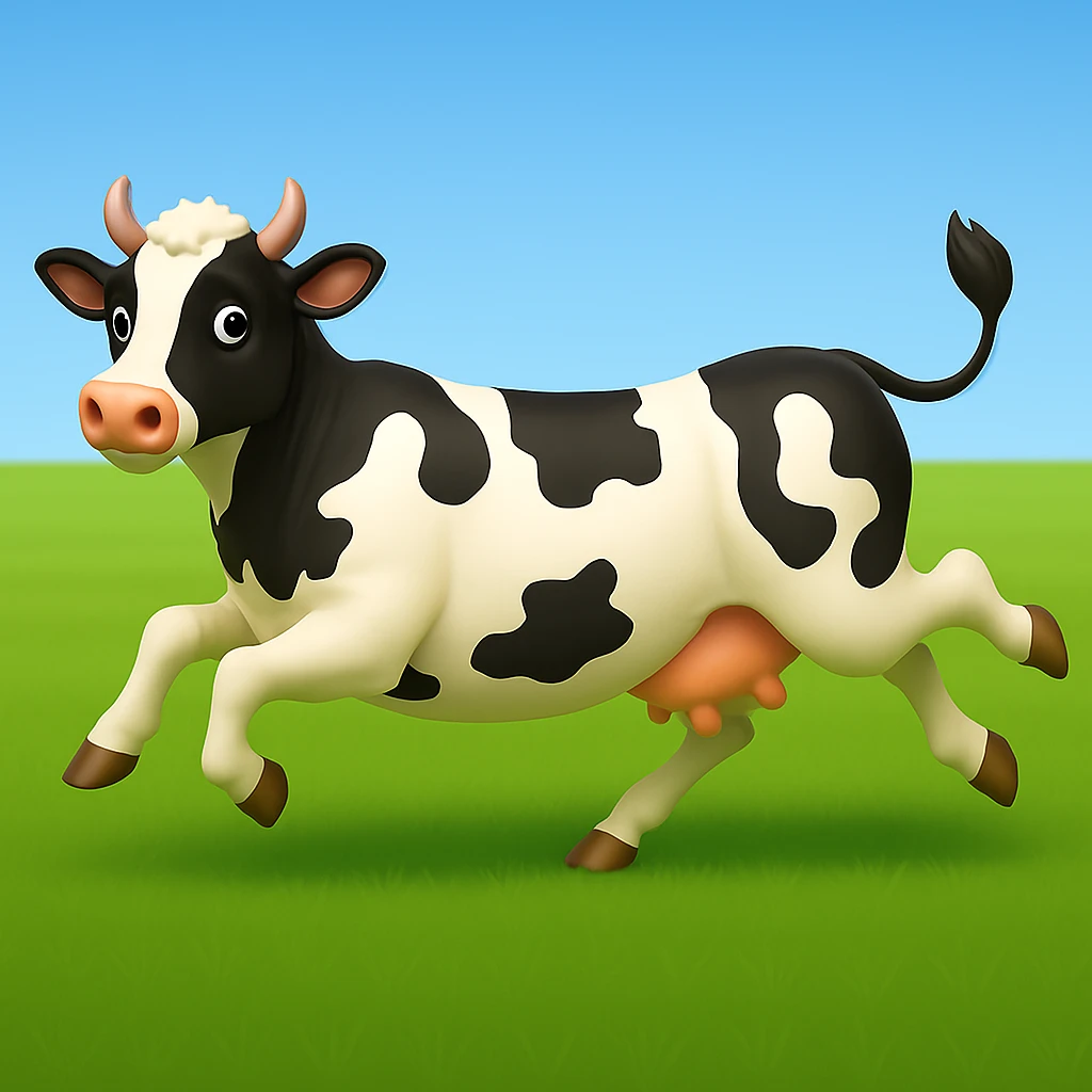 Remove clouds from the background, keep only the green grass field and clear sky emoji