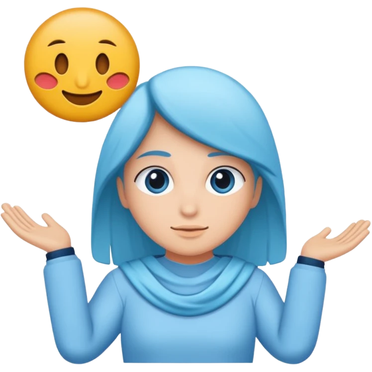 Genera la R mayúscula de color celeste con un fondo blanco emoji