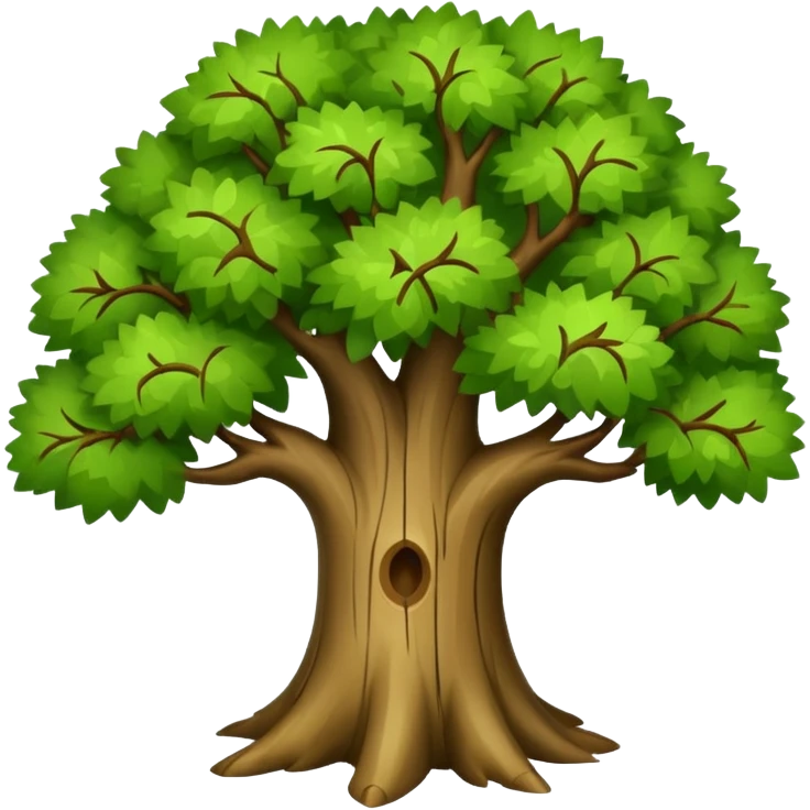single big Tree with branches  emoji