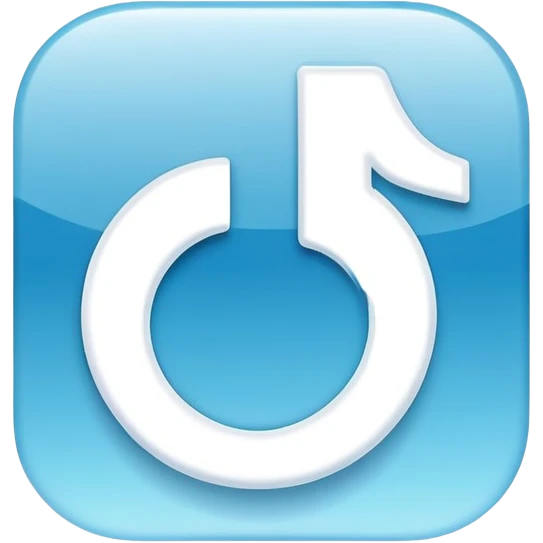 You tube verified blue and white tik icon  emoji