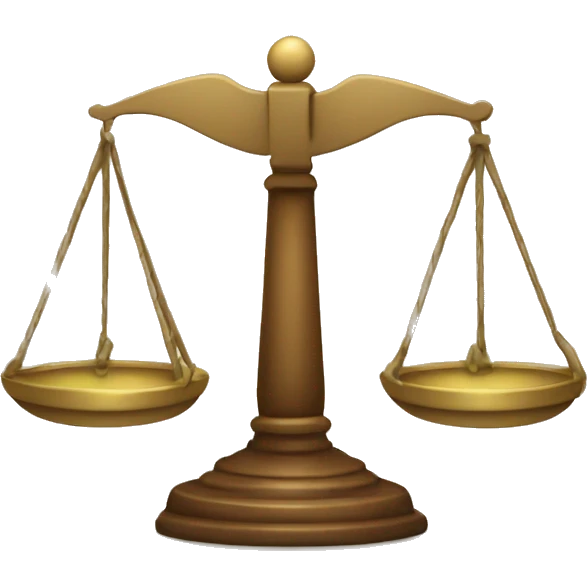 Scales for human to stand on  emoji
