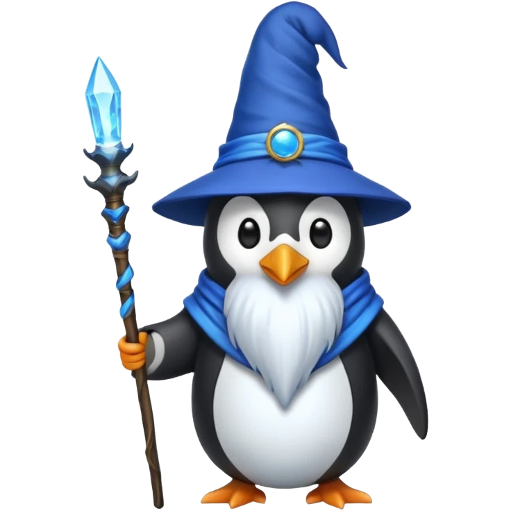 Penguin Wizard emoji