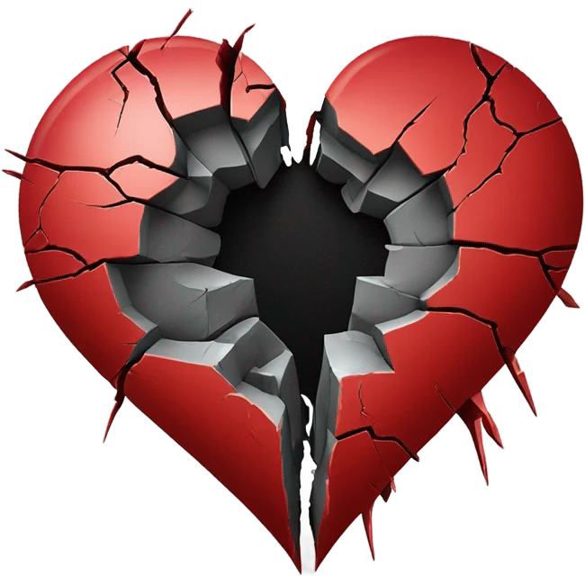 Heart broken emoji