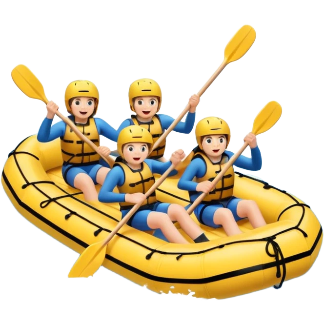 White water rafting emoji